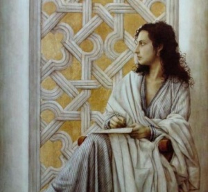 lukisan-tokoh-perempuan-islam-lubna-of-cordoba-300x277